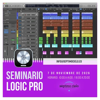 Cartel Seminario Logic Pro